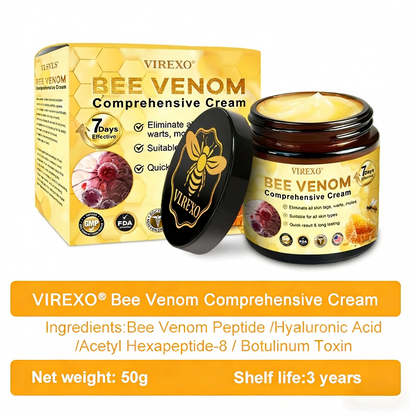 Made and Shipped from USA  ⭐✨  VIREXO® Bee Venom Comprehensive Cream  LAST DAY 80% OFF(Sagging Skin, Fine Lines, Loss of Firmness, Flat Bust, Drooping Hips, and More)