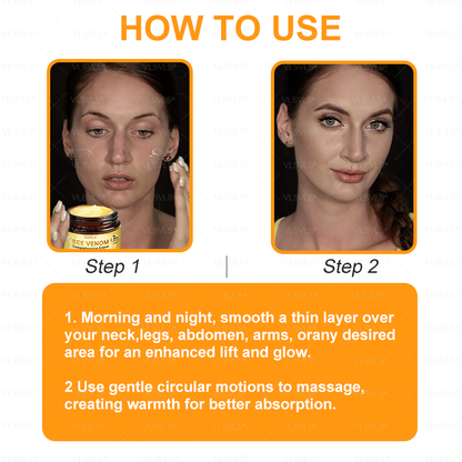 Made and Shipped from USA  ⭐✨  VIREXO® Bee Venom Comprehensive Cream  LAST DAY 80% OFF(Sagging Skin, Fine Lines, Loss of Firmness, Flat Bust, Drooping Hips, and More)