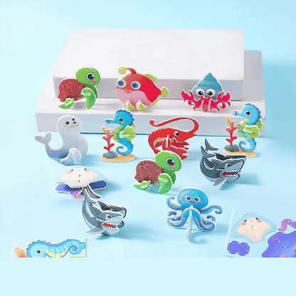 💥Last Day Sale 49% Off💥🧠Smart 3D Assembly Challenge Insect Puzzle - Create Freely Anytime