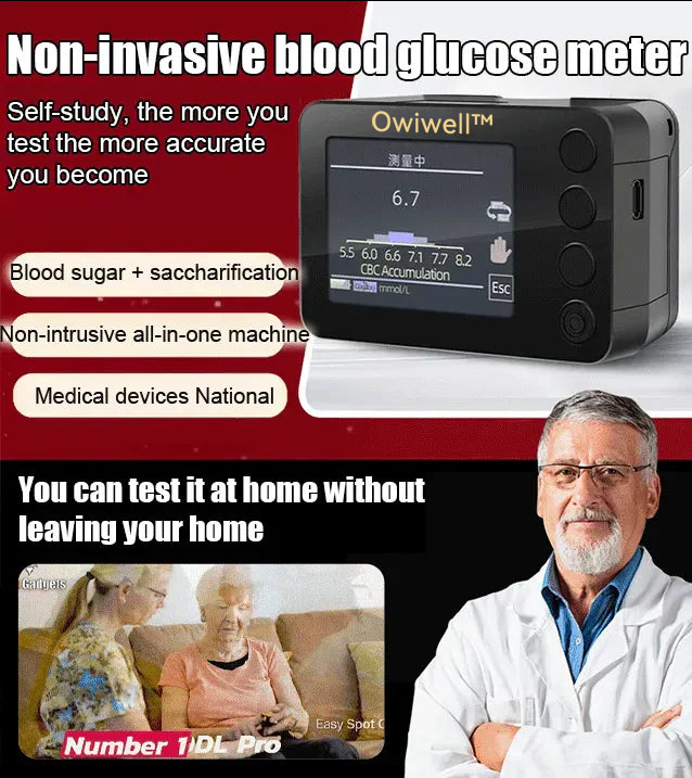 🩺Owiwell™ Non-Invasive Blood Glucose Monitor | High-Precision 99.9% Accuracy | TGA Certified